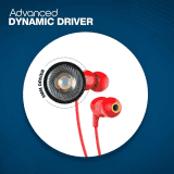 INFINITY by Harman WYND 300 | In the Ear |  Wired Headset | Red