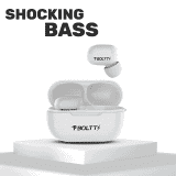 Fire-Boltt Buds BE1400 | Truly Wireless Bluetooth in Ear Earphone with Mic | White