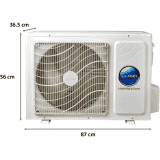 Lloyd BP 1 Ton 3 Star Inverter Split AC | Copper Condenser-GLS12I36WSBP | White