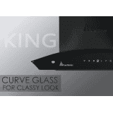 Pureflames Kitchen Chimney | 60 cm | Black