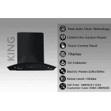 Pureflames Kitchen Chimney | 60 cm | Black