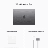 Apple MacBook  | MLXW3HNA | 13.6-inch | Air Apple M2 Chip/8GB/256GB SSD/macOS Monterey/Liquid Retina | Space Grey