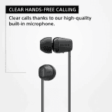 SONY Bluetooth Headset In the Ear | Black | WI-C100