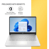 HP Core i3 11th Gen | 8 GB/512 GB SSD | Thin and Light Laptop | Natual Silver