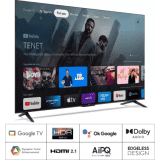 TCL | 43P635 | 108 cm (43 inches) | Metallic Bezel-Less Series 4K Ultra HD Smart LED Google TV | Black