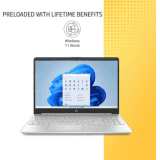 HP Intel Core i5 11th Gen | 8 GB/512 GB SSD | 15S-FR4000TU Thin and Light Laptop | Natural Silver