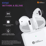 CORSECA Plum Truly Wireless Powerbuds Bluetooth Headset | JST406 | White