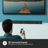 boAt Aavante Bar 1600D 120 W Bluetooth Soundbar | Premium Black, 2.1 Channel
