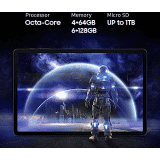 SAMSUNG Galaxy Tab S7 FE | 6GB RAM/128GB ROM | Wi-Fi + 4G Android Tablet | Mystic Black