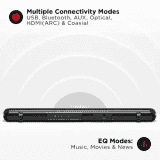 boAt Aavante Bar 1600D 120 W Bluetooth Soundbar | Premium Black, 2.1 Channel