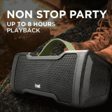BOAT STONE 1010 BLUETOOTH SPEAKER NEW MSI | 3000mAh Batter |  IPX5 waterproof | Black
