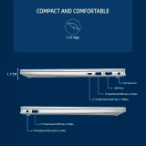 HP Pavilion Intel Core i5 12th Gen | 16 GB/512 GB SSD | 14-dv2014TU Thin and Light Laptop | Natural Silver