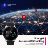 Amazfit GTR 4 | 1.43AMOLED display | Bluetooth calling | 6 satellite GPS positioning system | Black Strap