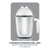HAVELLS 750W Mixer Energia NV 750 Mixer Grinder | Blue