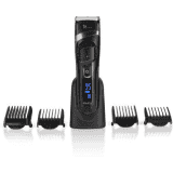 SYSKA HB100 Ultraclip Hair Clipper and Trimmer support | 4 Stubble Guided Comb | Black