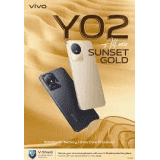 vivo Y02 | 3 GB | 32 GB | Sunset Gold