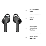 Skullcandy Indy Fuel Truly Wireless Bluetooth in Earbuds with Mic | Black