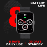Fire-Boltt Mercury Smartwatch | Black Strap