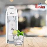 Mr. Butler Italia Pure White Soda Maker | White