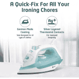 Orient Electric Fabrifeel Steam Iron | SIFF20WGP | 2000 W | White, Green