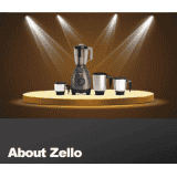 HAVELLS ZELLO MIXER GRINDER | 750 | 4 Jars | Black
