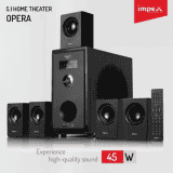 Impex OPERA 45 W Bluetooth Home Theatre  | Black