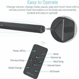 Portronics Sound Slick II 40 W Bluetooth Soundbar  | Black, Stereo Channel