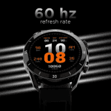 Fire-Boltt Legacy | 1.43 AMOLED | Bluetooth Calling Smartwatch | Black Leather Strap