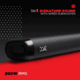 boAt Aavante Bar 4000DA With Dolby Atmos 3D 200 W Bluetooth Soundbar | Premium Black, 2.1 Channel