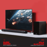 boAt Aavante Bar 4000DA With Dolby Atmos 3D 200 W Bluetooth Soundbar | Premium Black, 2.1 Channel