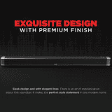 boAt Aavante Bar 1800 with Wireless Subwoofer 120 W Bluetooth Soundbar | Premium Black, 2.1 Channel
