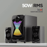 boAt Blitz 1500 Multimedia Bluetooth Home Theatre |  50 W  | 2.1 Channel | Premium Black