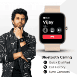 Fire-Boltt Wonder Smart Watch | BSW047  | 1.8 inch | Gold Strap