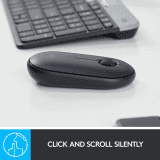 logitech Pebble Wireless Optical Mouse | M350 | Graphite