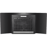 Faber HOOD ALPHA  Auto Clean Wall Mounted Chimney | HC PB BK 90 | Black