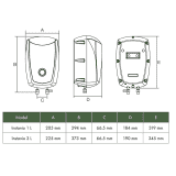 Havells Instanio  Instant Water Heater | 3 Litre/3 KW | White Mustard