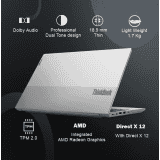Lenovo ThinkBook | 21A4A08WIH | Thin and Light Laptop | 15.6 | 8GB RAM/512GB SSD/Windows 11 Home | Mineral Grey