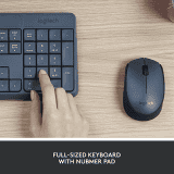 Logitech Wireless Keyboard and Mouse |  MK235 | Black