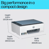 HP Smart Tank 585 All-in-One Multi-function WiFi Color Inkjet Printer  | Grey White