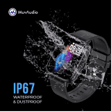 MuvAudio Muvtrend Smartwatch | Black Strap