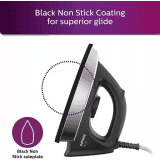 PHILIPS Dry Iron | GC181/80 | 1000 W | Black