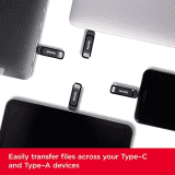 SanDisk Ultra Dual Drive Go USB Type C Pendrive for Mobile | 256GB | Black