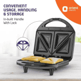 ORIENT SANDWICH MAKER | TOAST AND GRILL | SMCS75B2 | Black