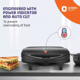 ORIENT SANDWICH MAKER | TOAST AND GRILL | SMCS75B2 | Black