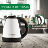 Greenchef Kettle |1.5L | Electric Kettle |  Silver