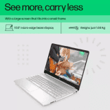 HP Ryzen 5 Hexa Core 5500U | 8 GB/512 GB SSD | 15s- eq2223AU | 15.6 Inch | Natural Silver