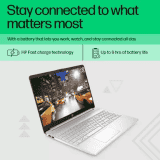 HP Ryzen 5 Hexa Core 5500U | 8 GB/512 GB SSD | 15s- eq2223AU | 15.6 Inch | Natural Silver