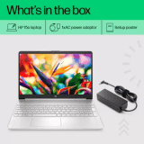 HP Ryzen 5 Hexa Core 5500U | 8 GB/512 GB SSD | 15s- eq2223AU | 15.6 Inch | Natural Silver