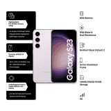 SAMSUNG Galaxy S23 5G | 128 GB/8 GB RAM | Lavender
