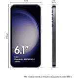 SAMSUNG Galaxy S23 5G | 128 GB/8 GB RAM | BLACK